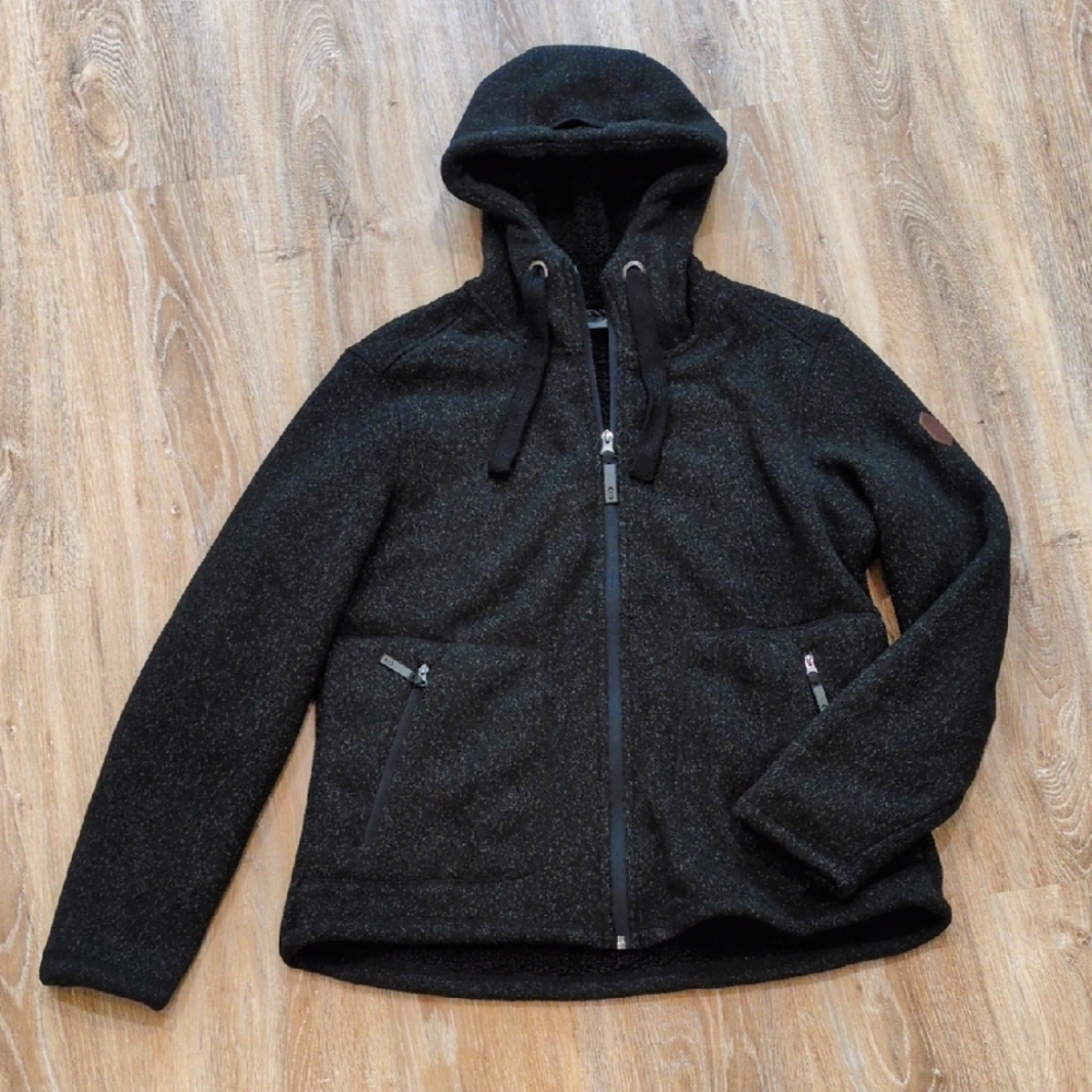 Free Country Charcoal Fleece Jacket size XL